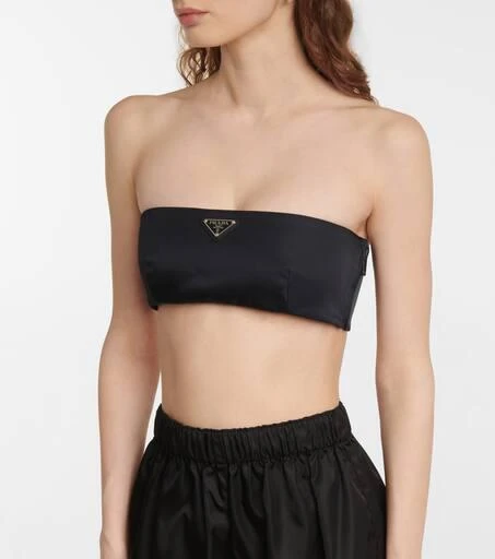 商品Prada|Logo Re-Nylon抹胸上衣,价格¥7797,第2张图片详细描述
