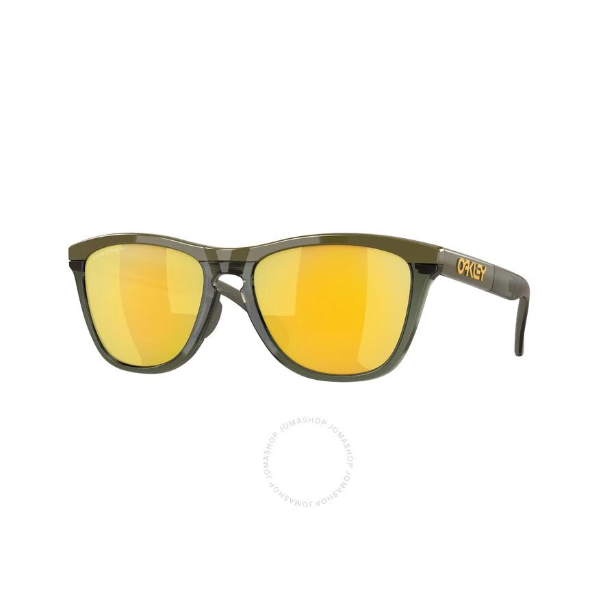 商品Oakley|Frogskins Range Prizm 24K Polarized Square Men's Sunglasses OO9284 928408 55,价格¥1080,第1张图片