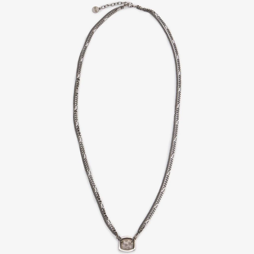 商品Roberto Cavalli|Roberto Cavalli Double Chain Monogram Necklace,价格¥3368,第1张图片详细描述