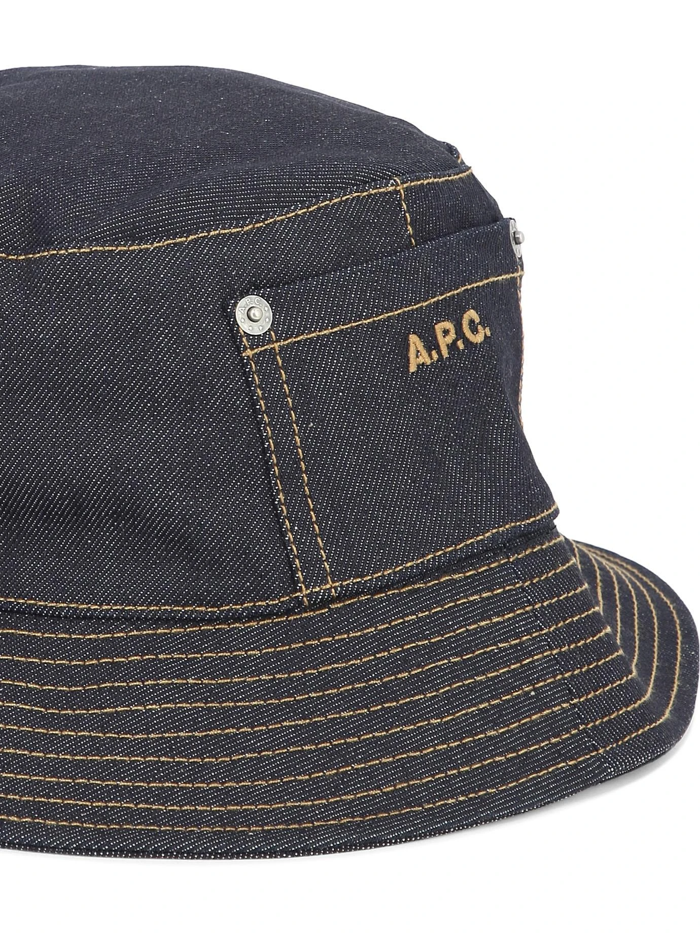 商品【商品预售7天发货】 A.P.C.|A.P.C. 男士帽子 COCSXM24125IAI 蓝色,价格¥755,第5张图片详细描述