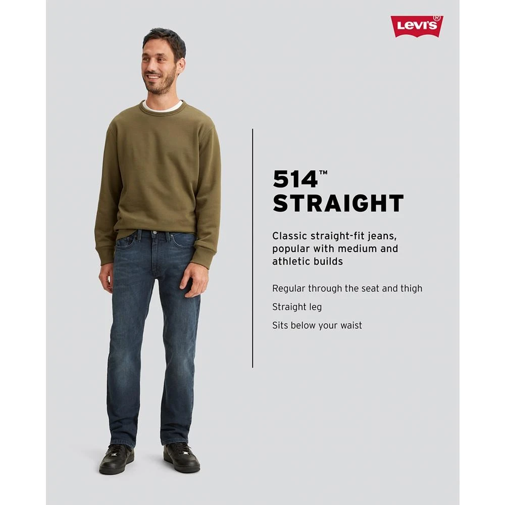 商品Levi's|Levi's Men's 514 Straight-Fit Jeans 男士李维斯直筒剪裁514牛仔裤,价格¥461,第3张图片详细描述