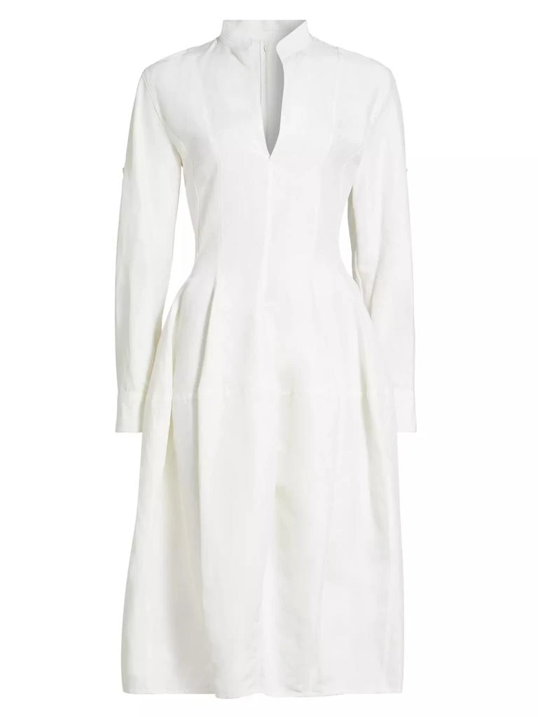 商品Bottega Veneta|Flared Long-Sleeve Midi-Dress,价格¥26048,第1张图片