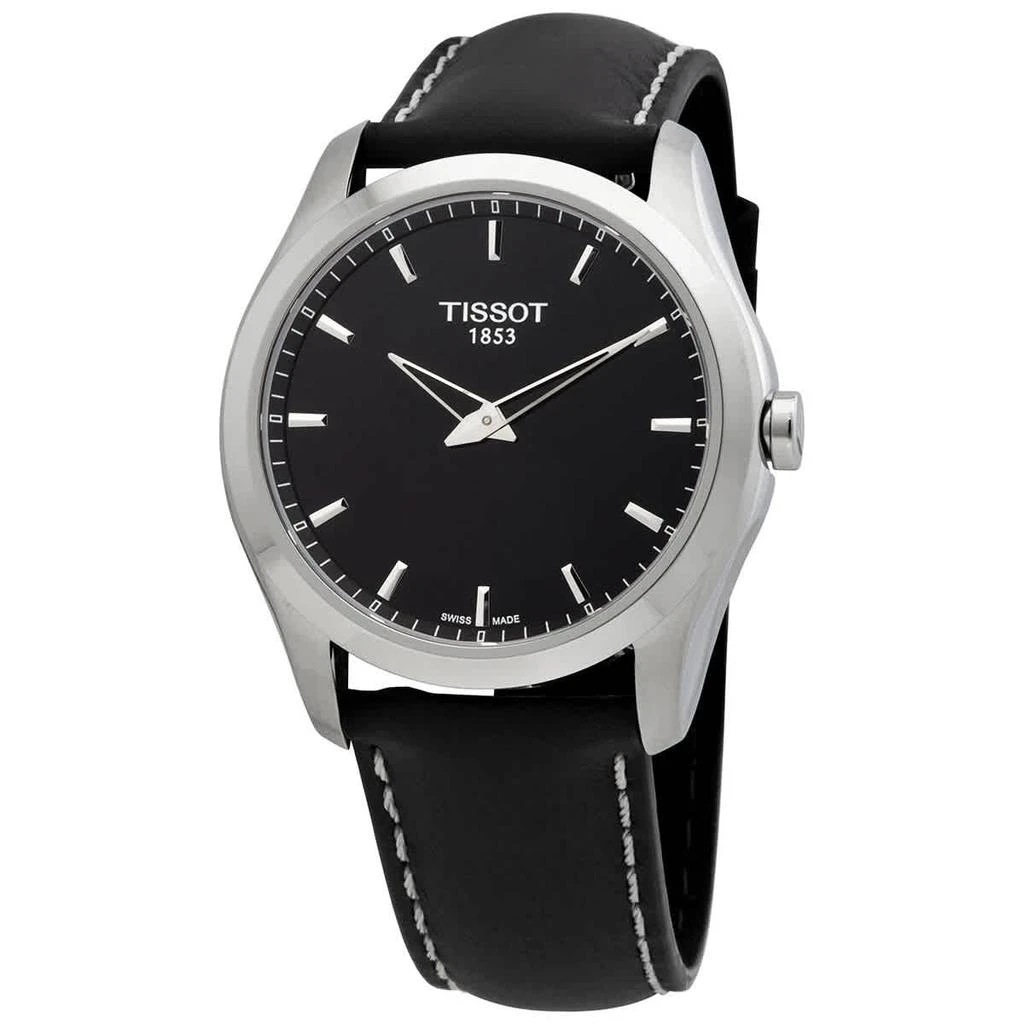 商品Tissot|Couturier Quartz Black Dial Men's Watch T0354461605102,价格¥1267,第1张图片
