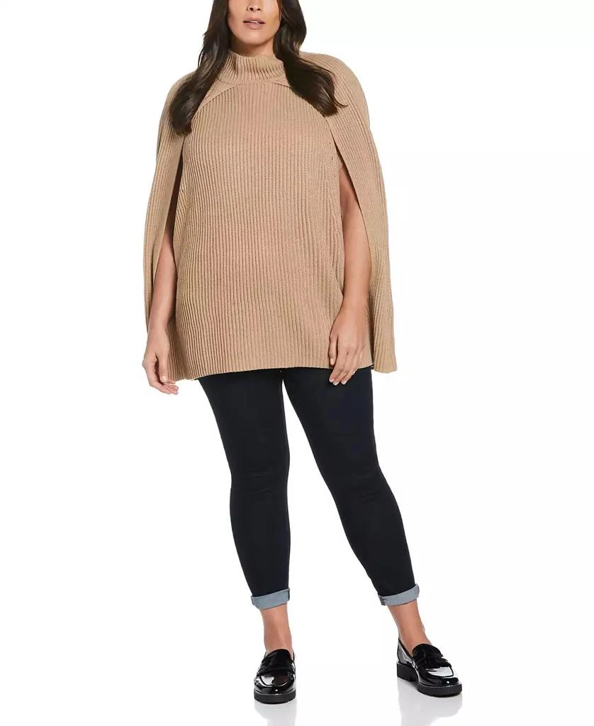 商品Rafaella|Plus Size Poncho Sweater,价格¥333,第4张图片详细描述