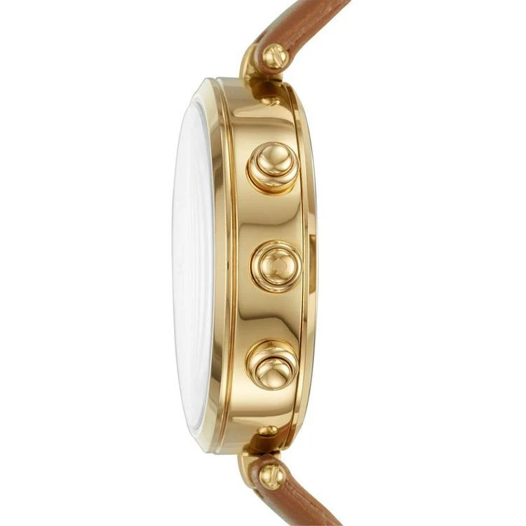 商品Kate Spade|Women's Holland Slim Brown Leather Strap Hybrid Smart Watch 38mm,价格¥1683,第2张图片详细描述