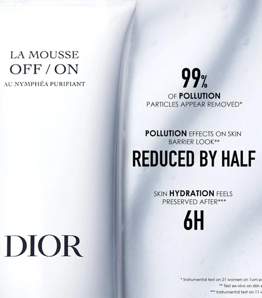 商品Dior|La Mousse OFF/ON Foaming Cleanser (150ml),价格¥416,第4张图片详细描述