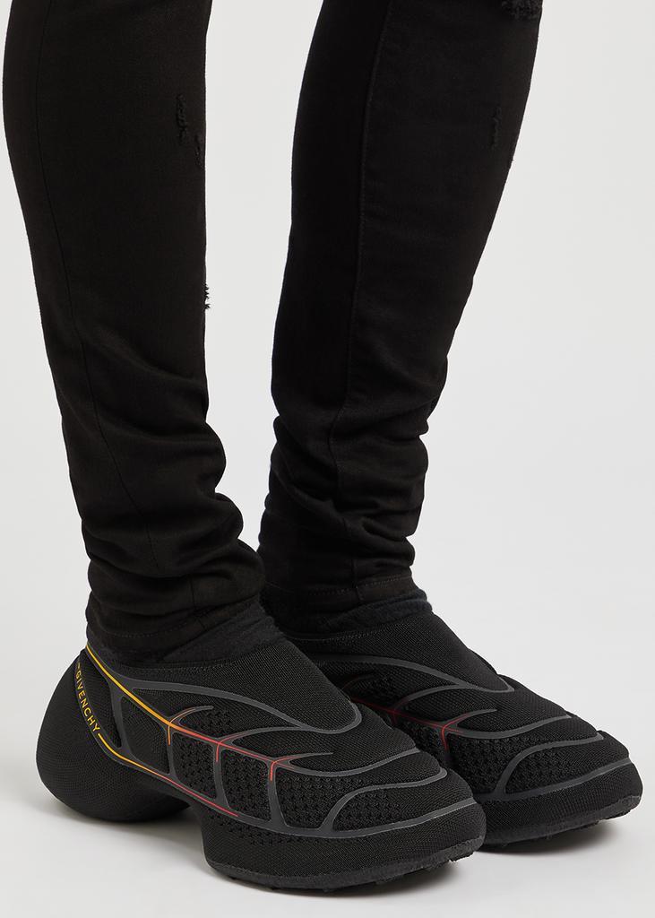 商品Givenchy|GIV TK-360 Plus black stretch-knit sneakers,价格¥6314,第7张图片详细描述