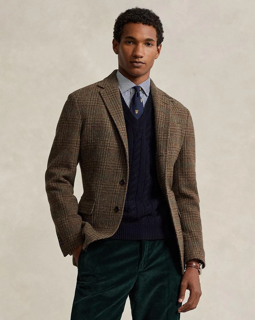 商品Ralph Lauren|Polo Soft Plaid Wool Tweed Sport Coat,价格¥5568,第1张图片