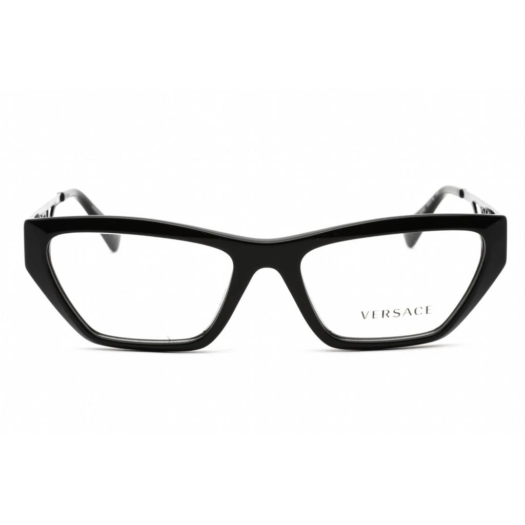 商品Versace|Versace Women's Eyeglasses - Full Rim Black Plastic/Metal Cat Eye | 0VE3327U 5232,价格¥727,第2张图片详细描述