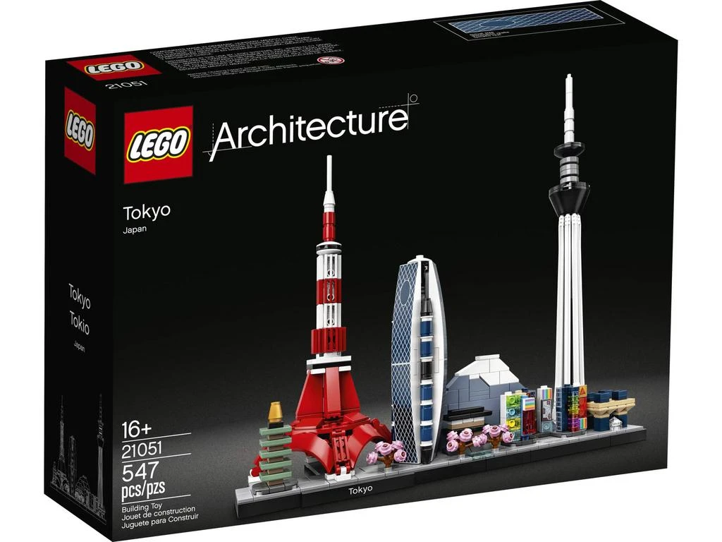 商品LEGO|LEGO Architecture Skylines: Tokyo 21051 Building Kit, Collectible Architecture Building Set for Adults (547 Pieces),价格¥446,第2张图片详细描述