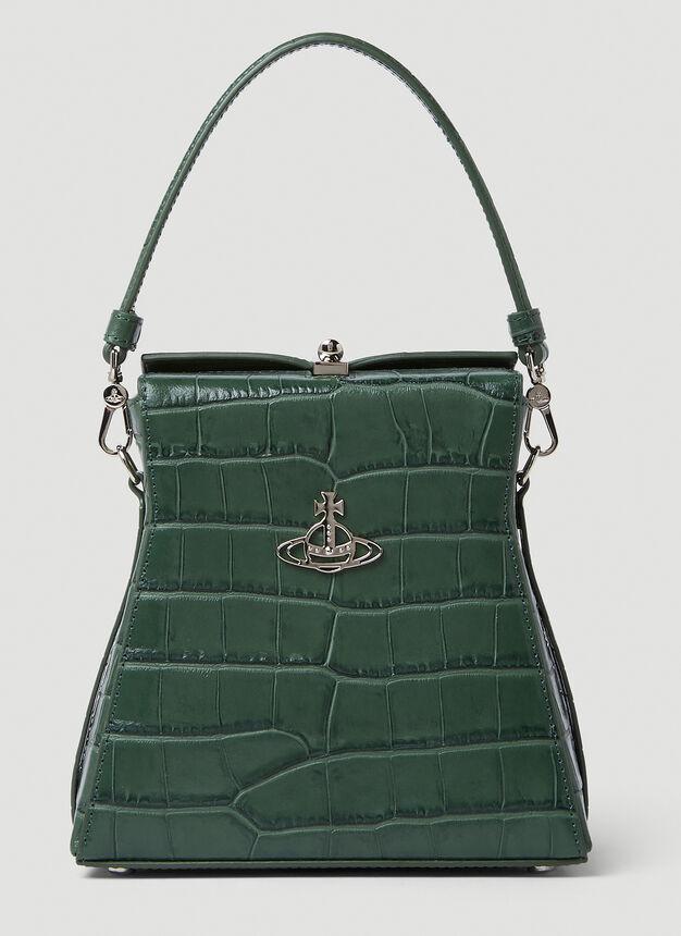 商品Vivienne Westwood|Kelly Medium Handbag in Green,价格¥2061,第1张图片