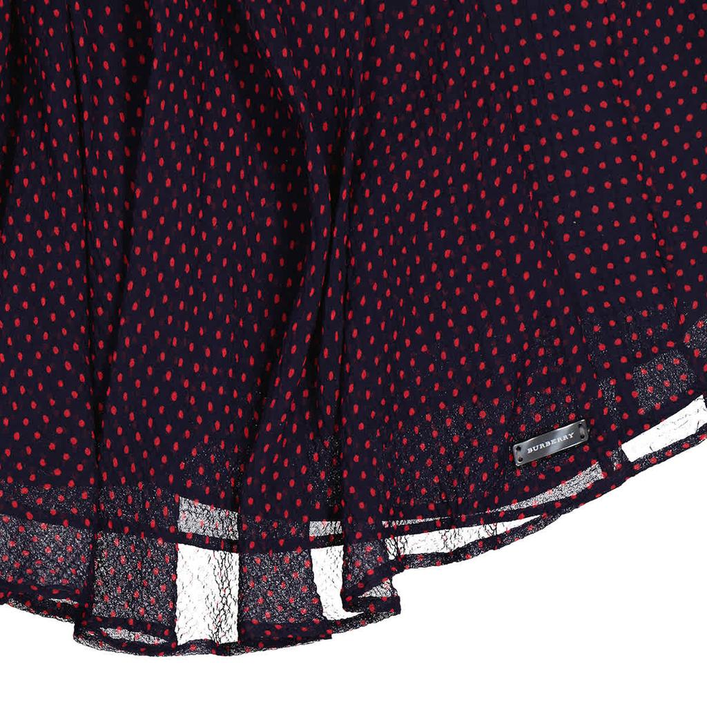 Burberry Girls Betrice Polka-dot Mesh Dress, Size 6Y商品第3张图片规格展示