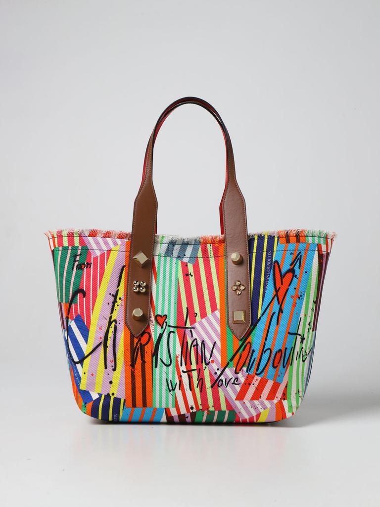 商品Christian Louboutin|Christian Louboutin Frangibus canvas bag,价格¥8335,第1张图片