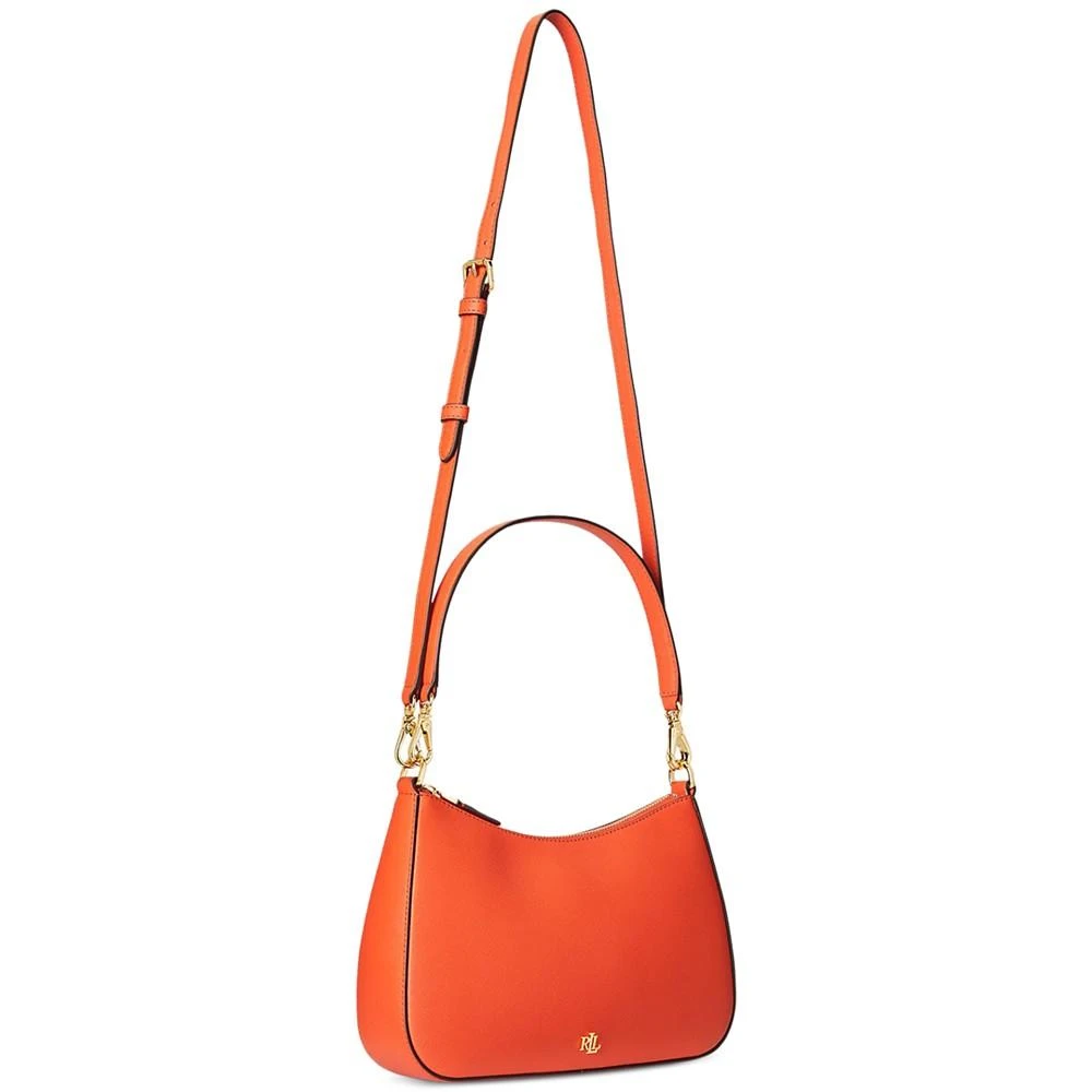 商品Ralph Lauren|Women's Crosshatch Leather Medium Danni Shoulder Bag,价格¥996,第5张图片详细描述