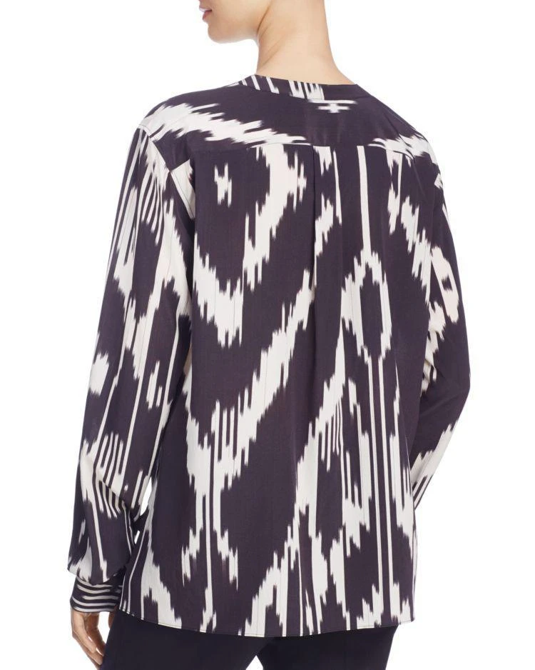 商品Theory|Theory Isalva Abstract-Print Silk Top,价格¥1339,第2张图片详细描述