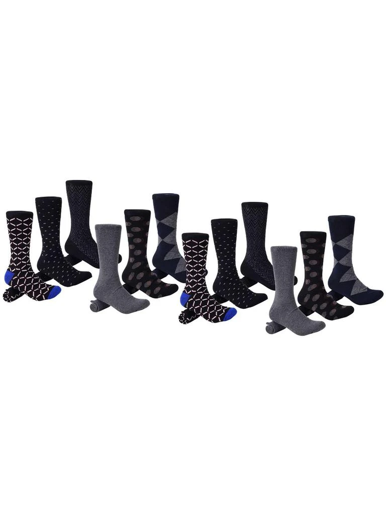 商品Mio Marino|Modern Collection Dress Socks 12 Pack,价格¥305,第4张图片详细描述