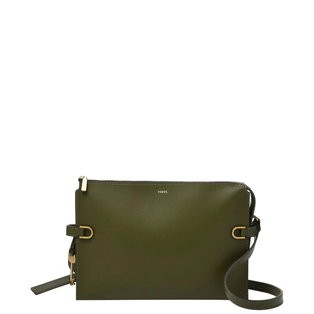 商品Fossil|Women's Kier Cactus Leather Crossbody Bag,价格¥1541,第1张图片