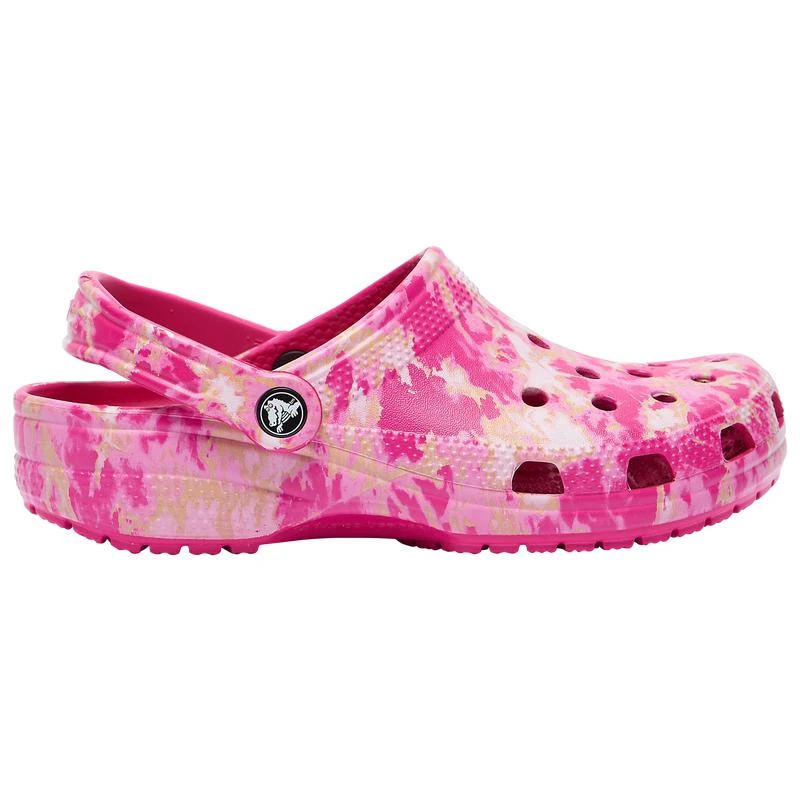 商品Crocs|Crocs Classic Bleach Dye Clogs - Women's,价格¥186,第1张图片
