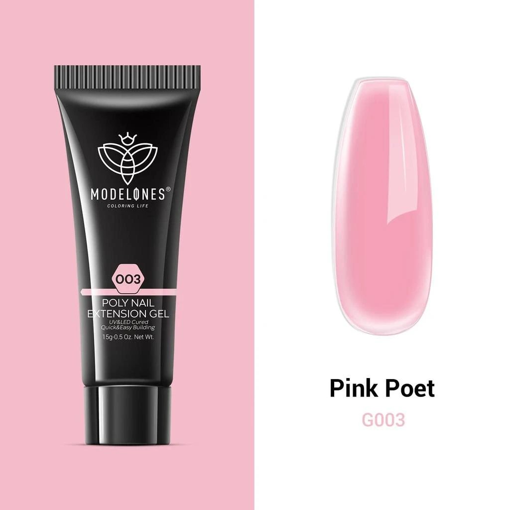 商品[国内直发] MODELONES|Pink Poet - 2 Colors Poly Nail Gel Kit,价格¥188,第2张图片详细描述