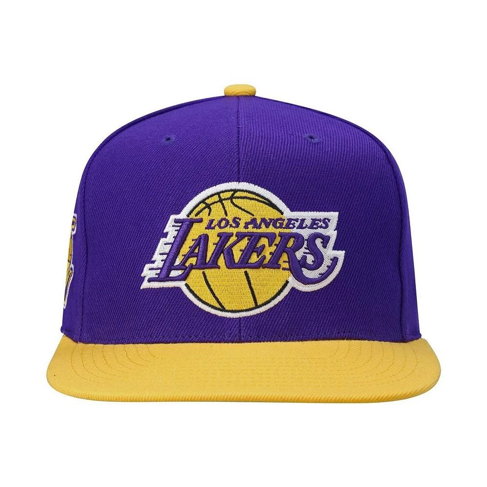 商品Mitchell & Ness|Men's Purple Los Angeles Lakers Core Side Snapback Hat,价格¥201,第4张图片详细描述