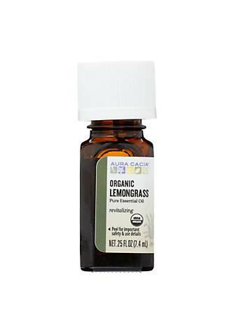 商品Aura Cacia|Organic Essential Oil - Lemongrass - .25 oz,价格¥101,第1张图片