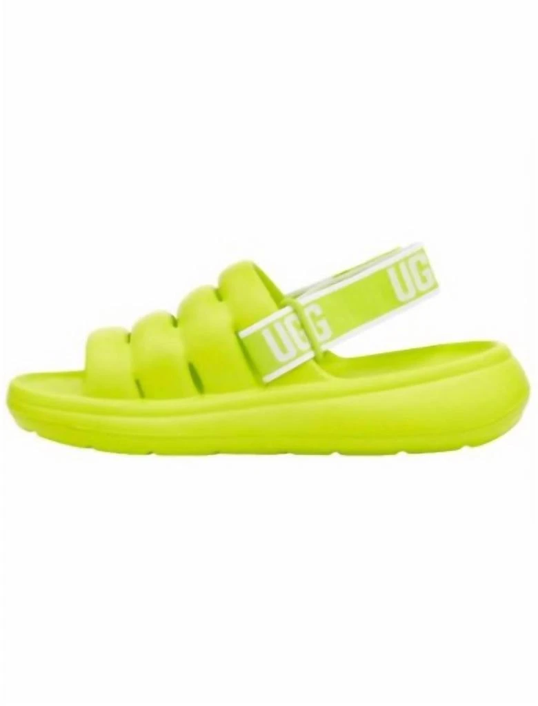 商品UGG|Sport Yeah Slide In Key Lime,价格¥367,第1张图片详细描述