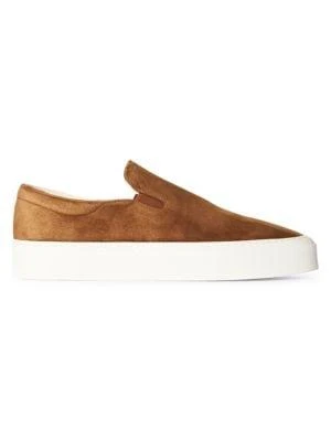 商品The Row|Women's Marie Suede Slip-On Sneakers,价格¥1469,第1张图片