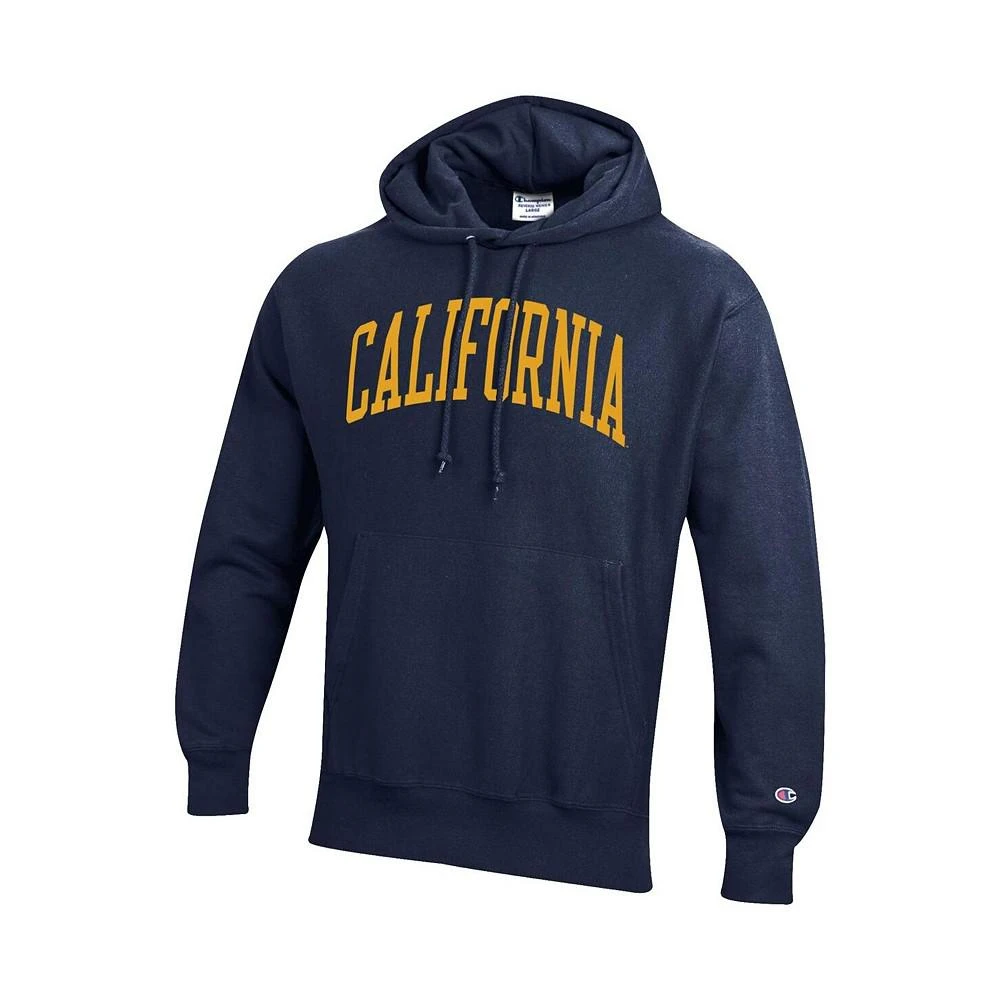 商品CHAMPION|Men's Navy Cal Bears Team Arch Reverse Weave Pullover Hoodie,价格¥625,第3张图片详细描述