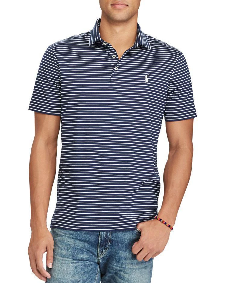 商品Ralph Lauren|Striped Classic Fit Soft-Touch Polo Shirt,价格¥449,第1张图片