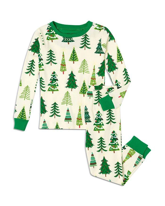 商品Hatley|Unisex Kids' 2-Pc. Glow In The Dark Christmas Trees Pajama Set - Little Kid, Big Kid,价格¥253,第1张图片