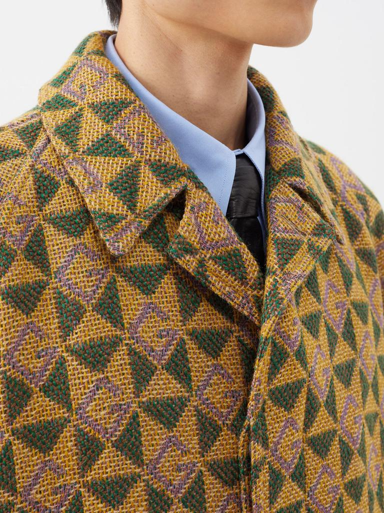G-Rhombi wool coat商品第3张图片规格展示