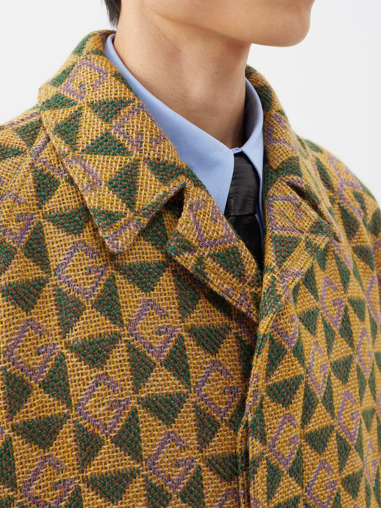 商品Gucci|G-Rhombi wool coat,价格¥20851,第5张图片详细描述
