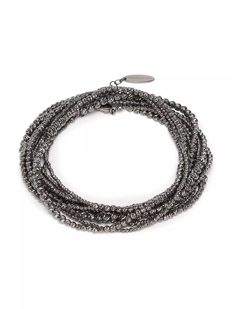 商品Brunello Cucinelli|Sterling Silver Bracelet,价格¥19855,第1张图片