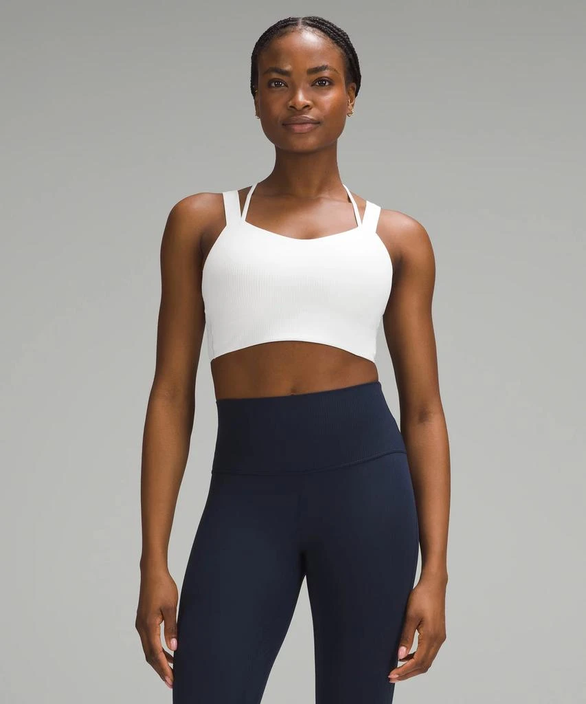 Like a Cloud Ribbed Longline Bra *Light Support, D/DD Cup 商品