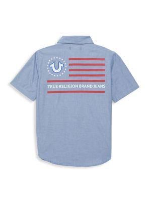 商品True Religion|Little Boy’s Americana Chambray Shirt,价格¥113,第2张图片详细描述