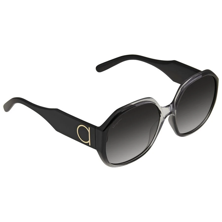 商品Salvatore Ferragamo|Salvatore Ferragamo Grey Gradient Butterfly Sunglasses SF943S 007 60,价格¥454,第2张图片详细描述
