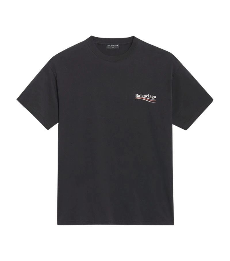 商品Balenciaga|Balenciaga Political Campaign T-Shirt Black,价格¥4193,第1张图片