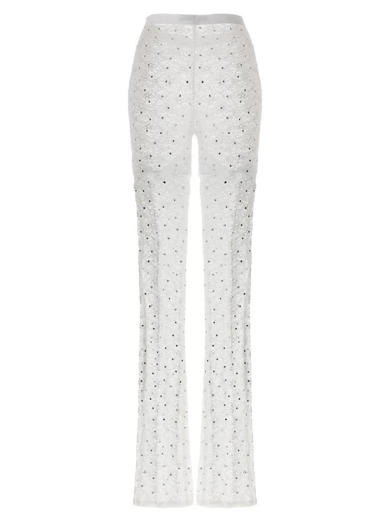 商品Alessandra Rich|Alessandra Rich Rhinestone Lace Leggings,价格¥3301,第2张图片详细描述