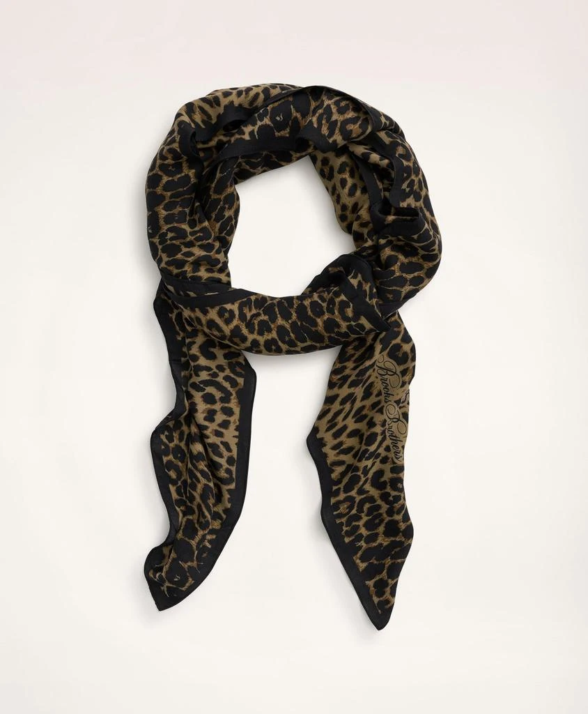 商品Brooks Brothers|Animal Print Scarf,价格¥823,第2张图片详细描述