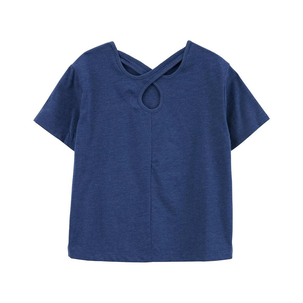 商品Carter's|Little Girls Good Vibes Only Open-Back T-shirt,价格¥30,第2张图片详细描述