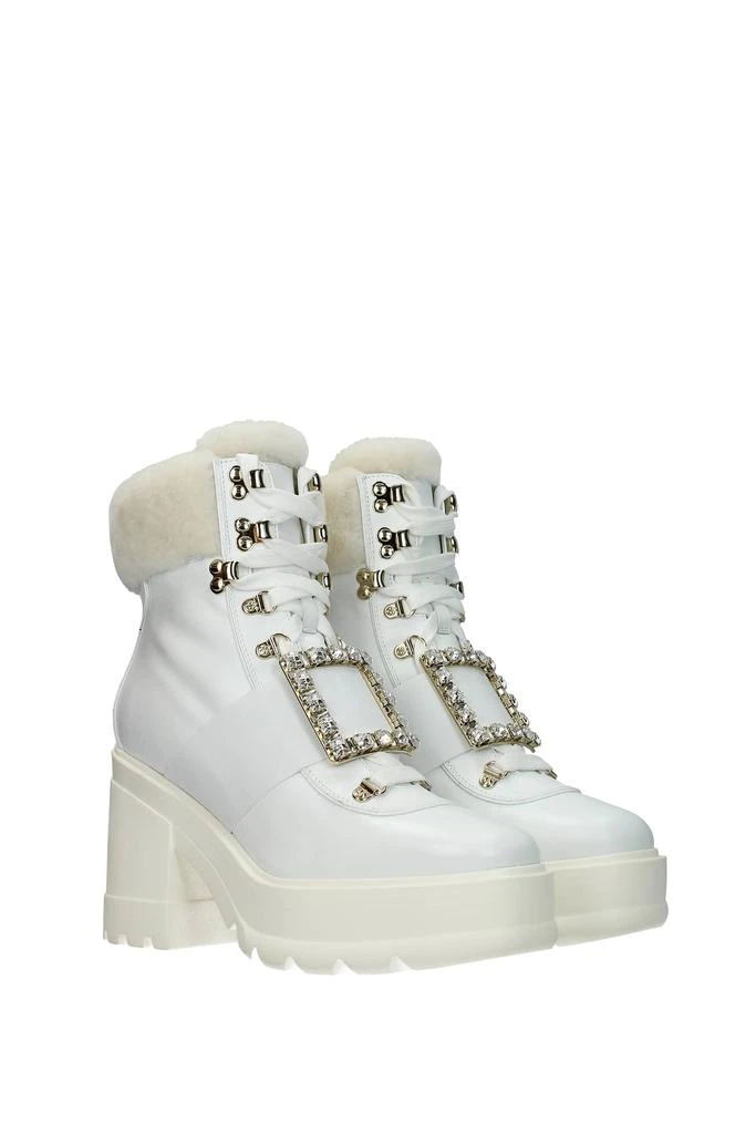 商品Roger Vivier|Ankle boots Leather White,价格¥7337,第2张图片详细描述