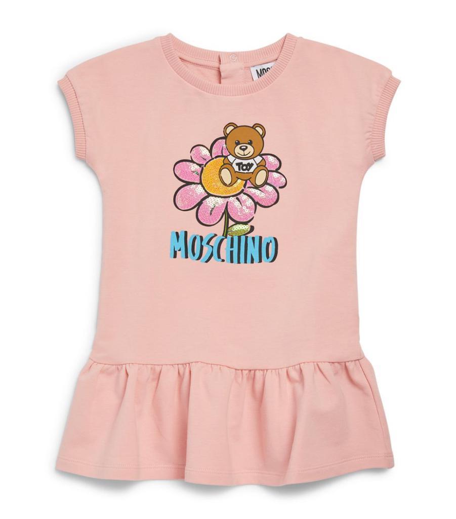 商品Moschino|Embellished T-Shirt Dress (3-36 Months),价格¥1316,第1张图片