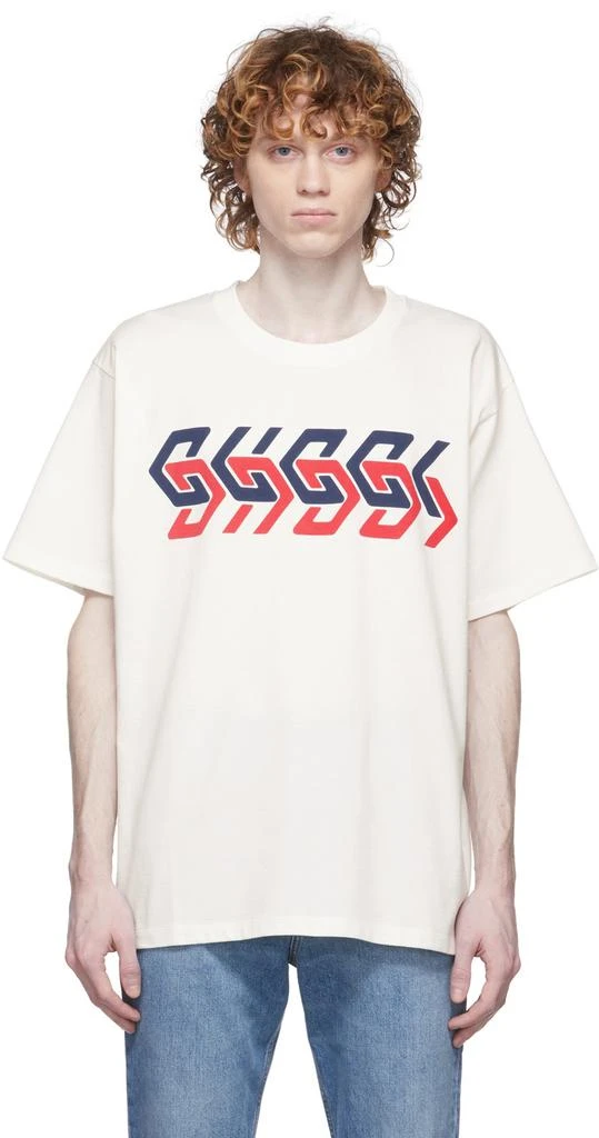 商品Gucci|Off-White Mirror T-Shirt,价格¥4853,第1张图片