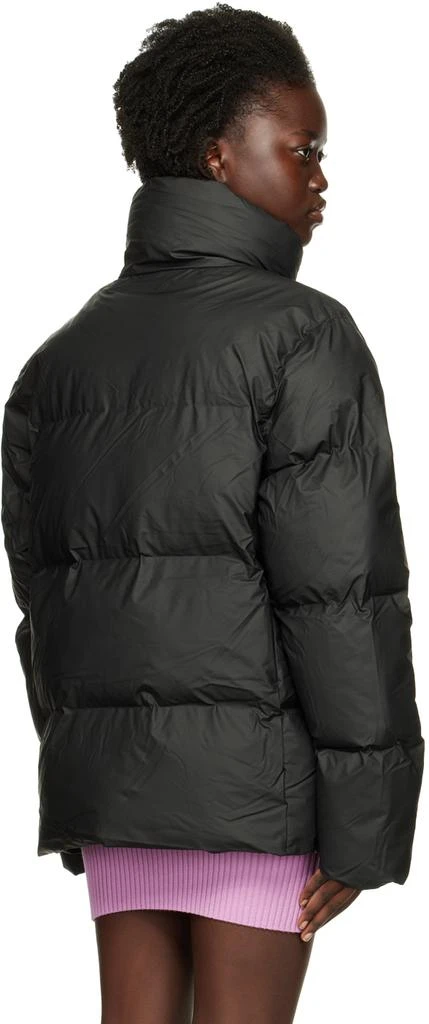 商品RAINS|Black Boxy Puffer Down Jacket,价格¥1945,第3张图片详细描述