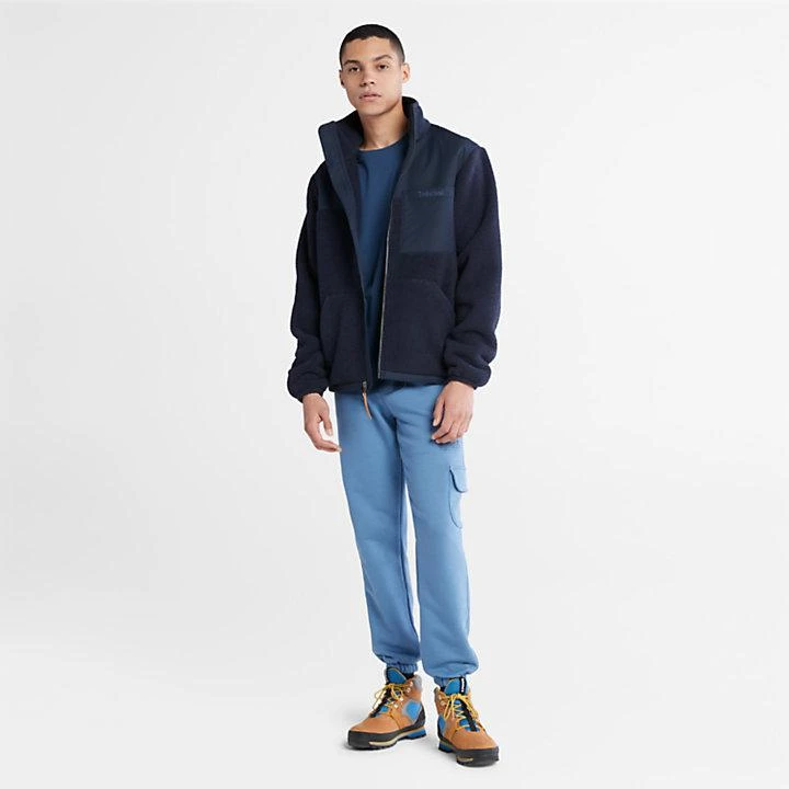 商品Timberland|High-Pile Zip-Front Fleece for Men in Navy,价格¥1291,第3张图片详细描述
