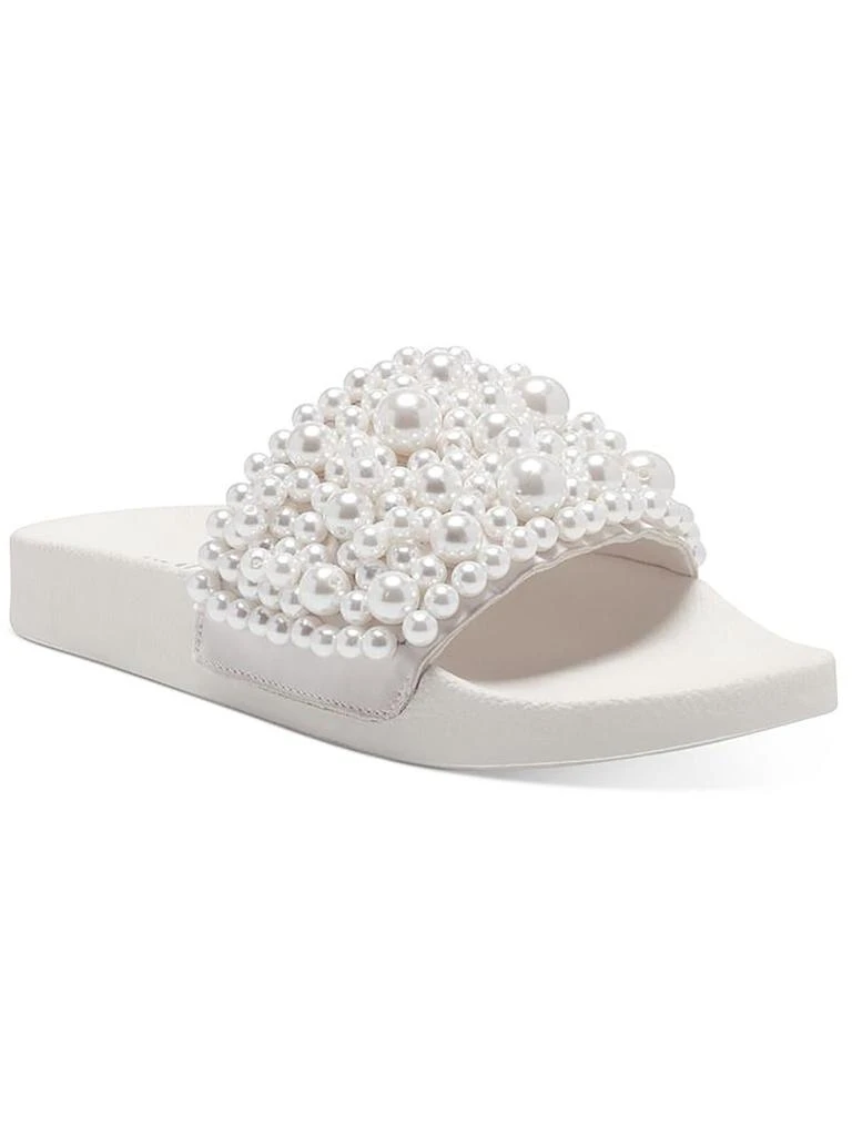 商品INC International|Peymin 73 Womens Slip On Pearls Slide Sandals,价格¥141-¥148,第1张图片