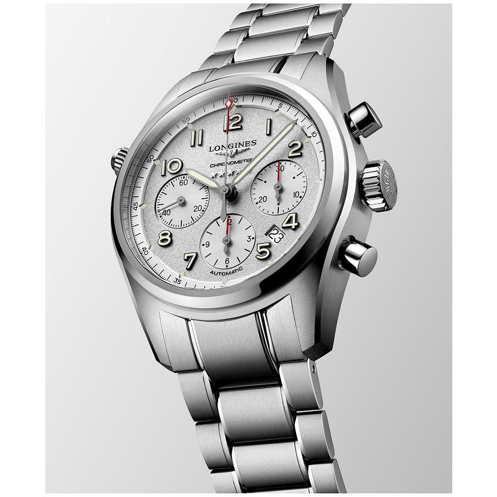 Men's Automatic Spirit Stainless Steel Chronometer Bracelet Watch 42mm商品第2张图片规格展示