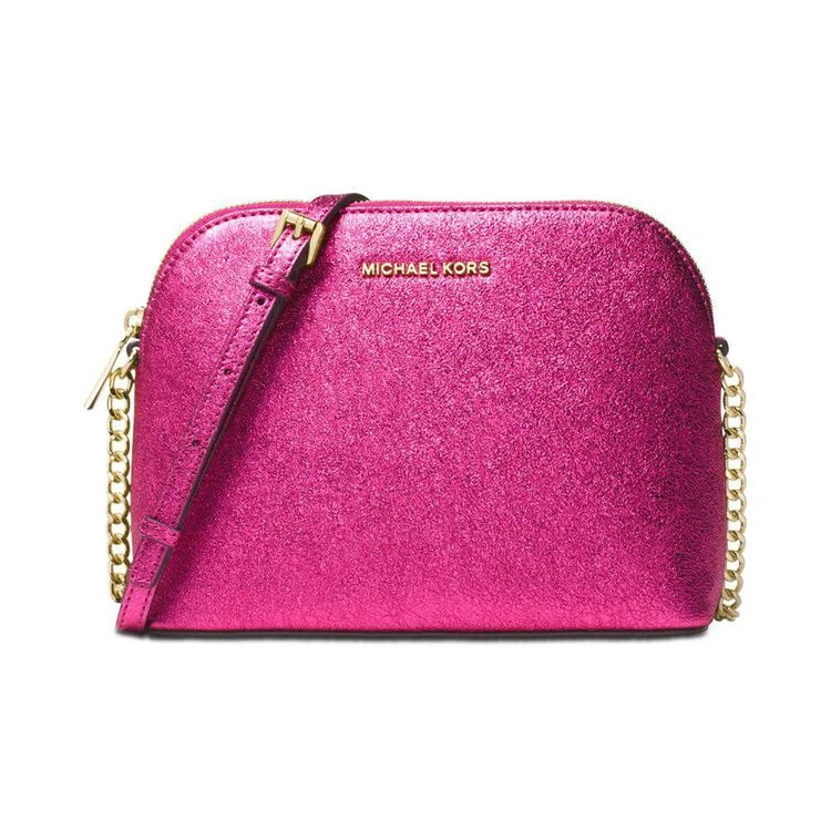 商品Michael Kors|Dome 金属亮面大号斜跨包,价格¥342,第1张图片