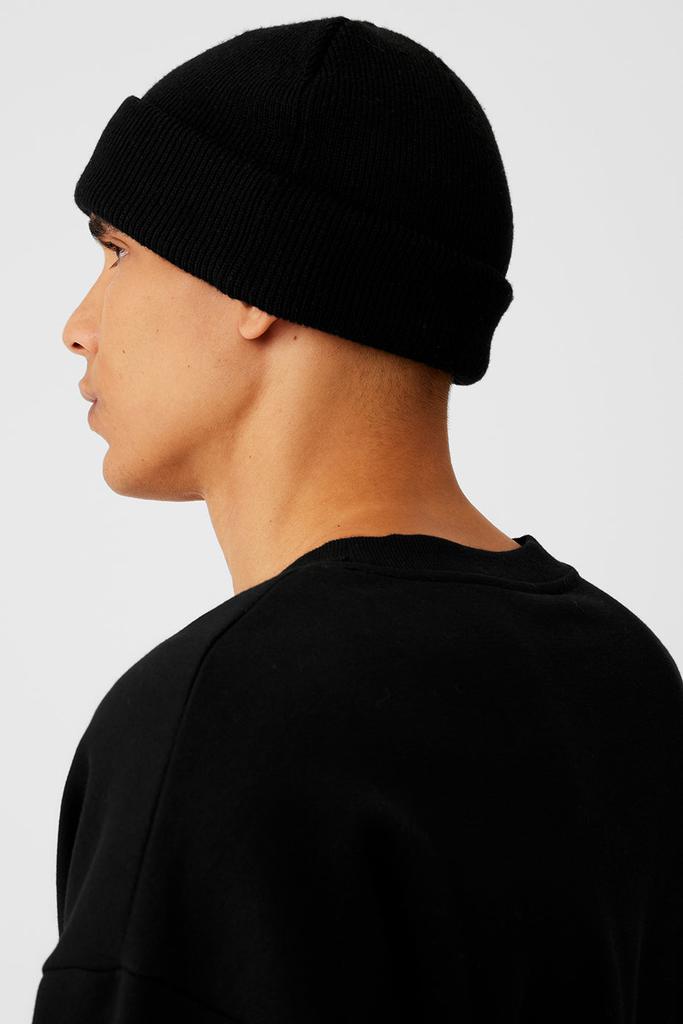 Alo ノータブルビーニー　ブラック Alo Notable Beanie - Black/Black - Hats - Free Shipping - BeyondStyle