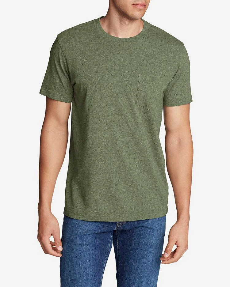 商品Eddie Bauer|Men's Legend Wash Short-Sleeve Pocket T-Shirt - Classic Fit,价格¥105-¥120,第3张图片详细描述